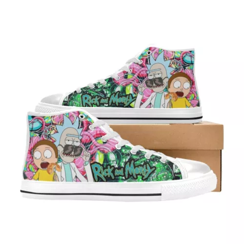 Rick and Rickandmorty 10 High Top Sneaker , Shoes Athletic