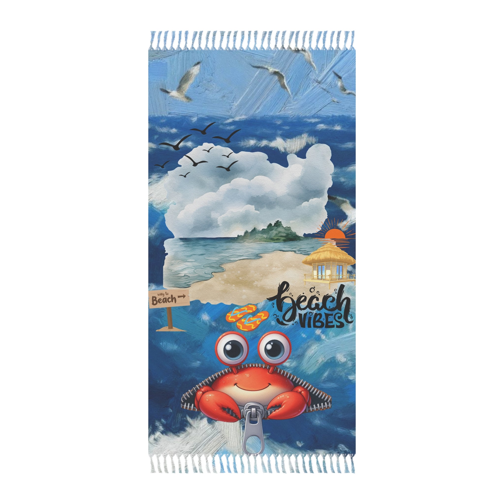Beach Vibes Vacation Holiday Boho Beach Cloth Gift