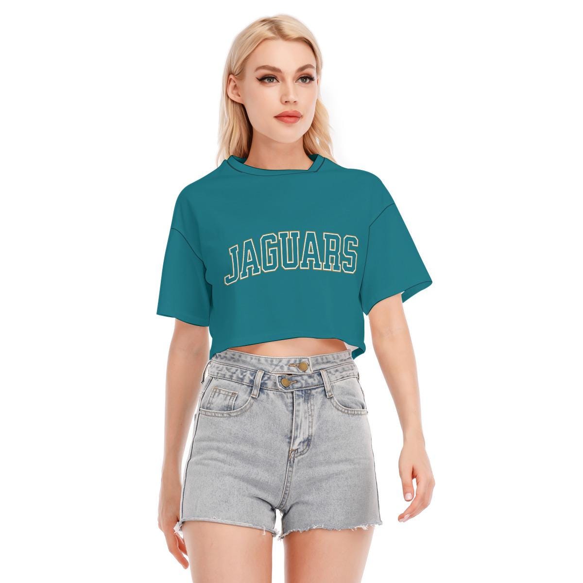 Jaguars Football Womens Crop Top, Sports Fan Clothing