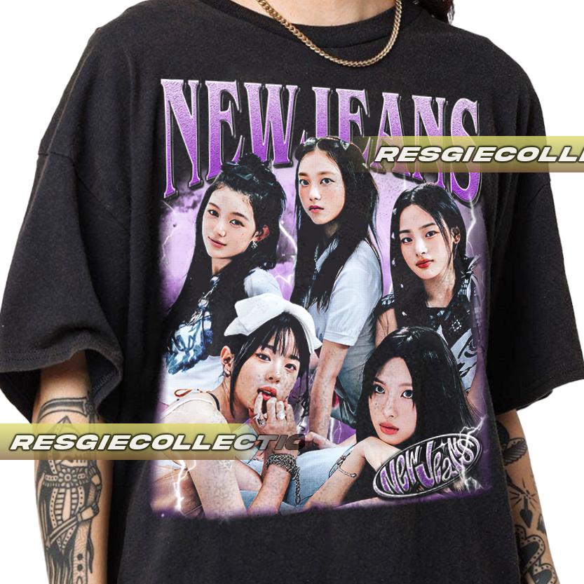 Limited NewJeans KPop Tshirt Vintage Unisex Shirt