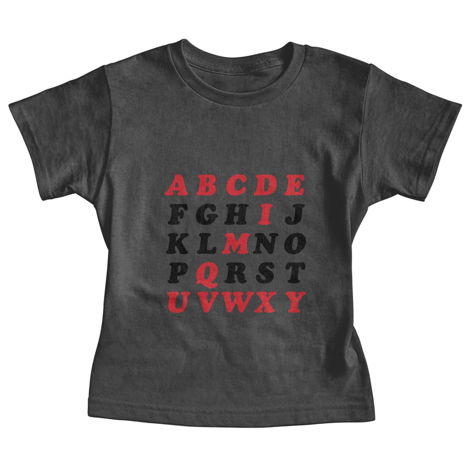 English Alphabet Baby Tees