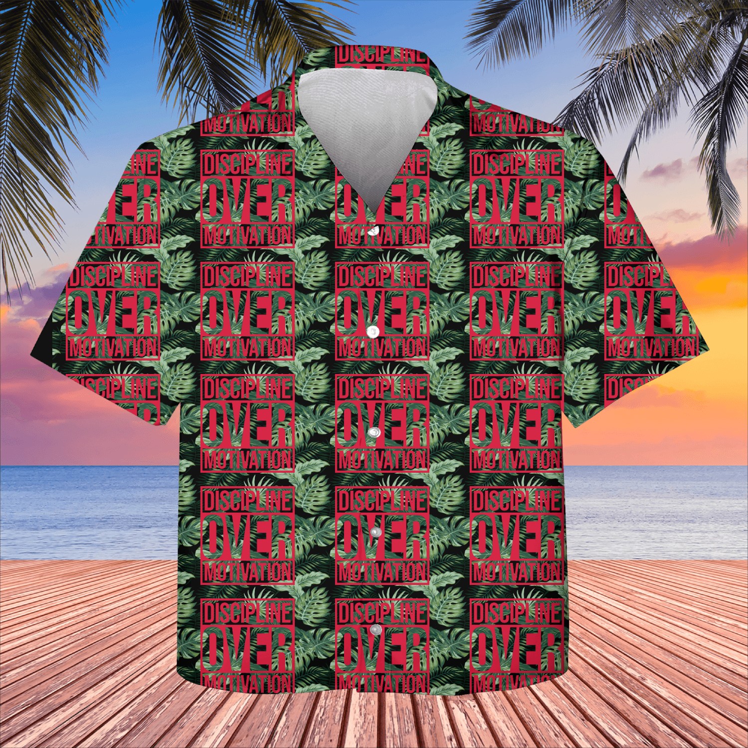 discipline over motivation quote Kids Hawaiians