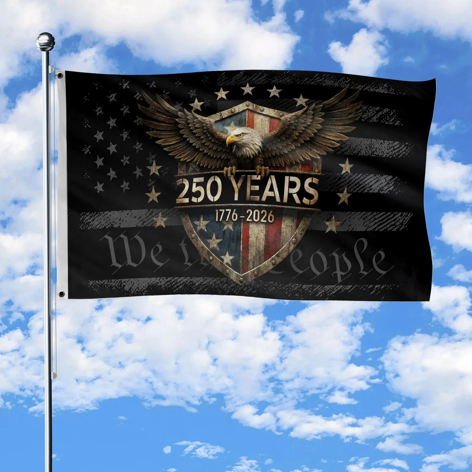 We The People 250th Anniversary Flag, America 250 House Flag