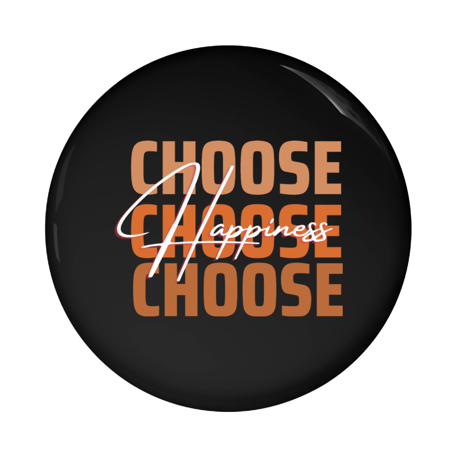 VHOOSE HAPPYNESS Pin Buttons