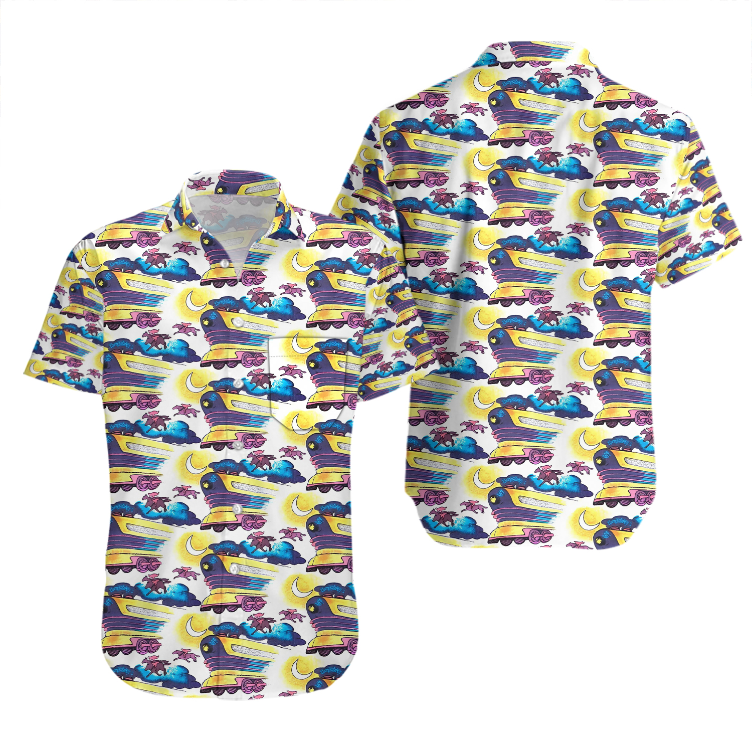 Doc Train Hawaiian Shirt Emmett Brown Back To The Future Size S-5xl 3D