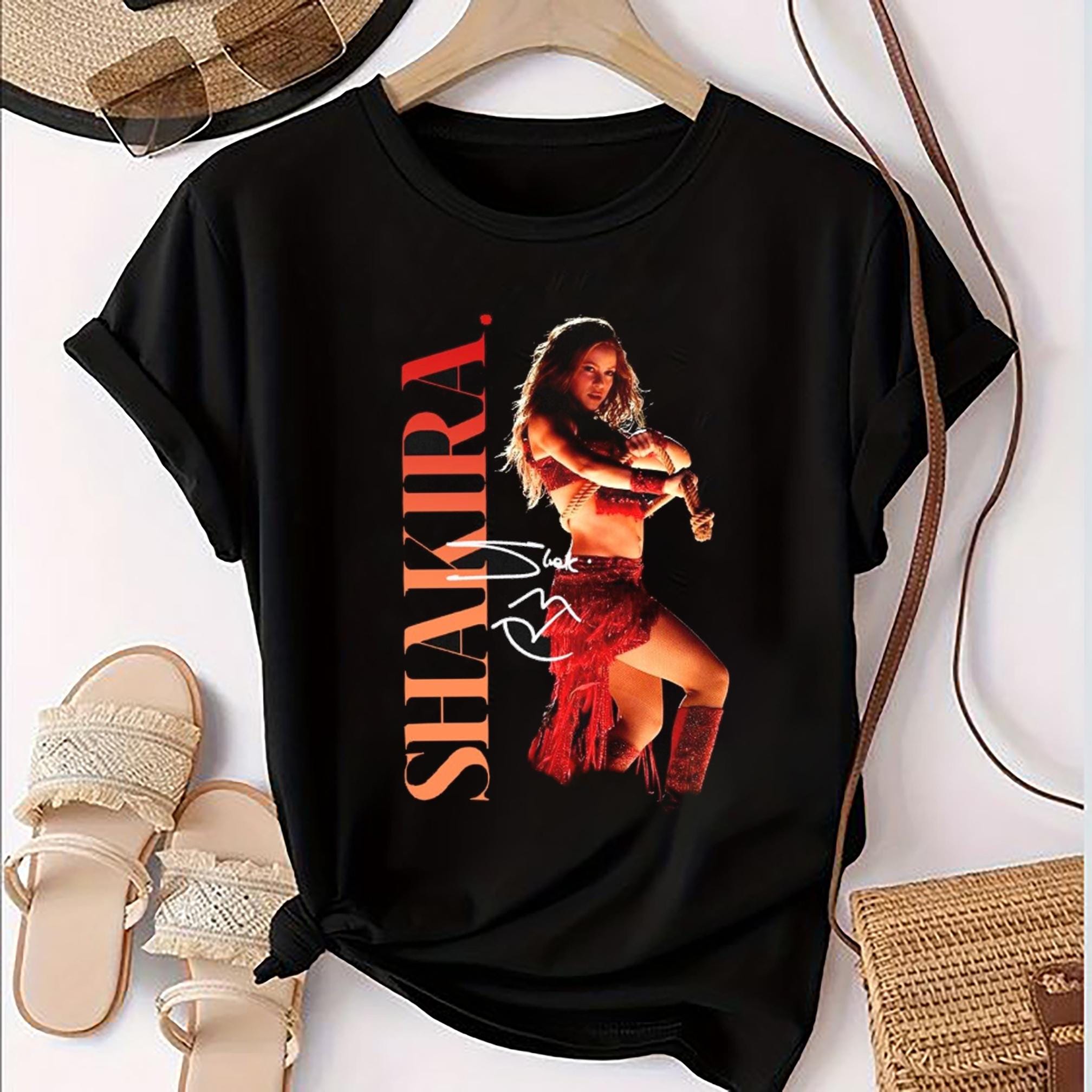 Vintage Shakira Tee, Shakira 2024 Fan Gift, 2024 Shakira World Tour Fan Shirt, Shakira Shirt, Shakira World Tour 2024 Merch, Shakira Concert