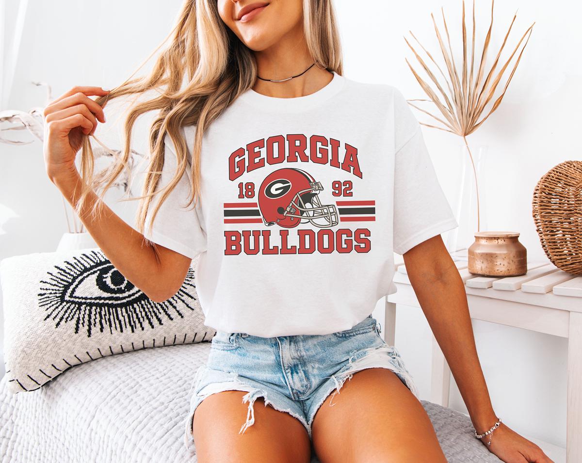 GA bulldogs Tee, Gildan 5000 T-Shirt,Game Day Shirt, Football Tee,