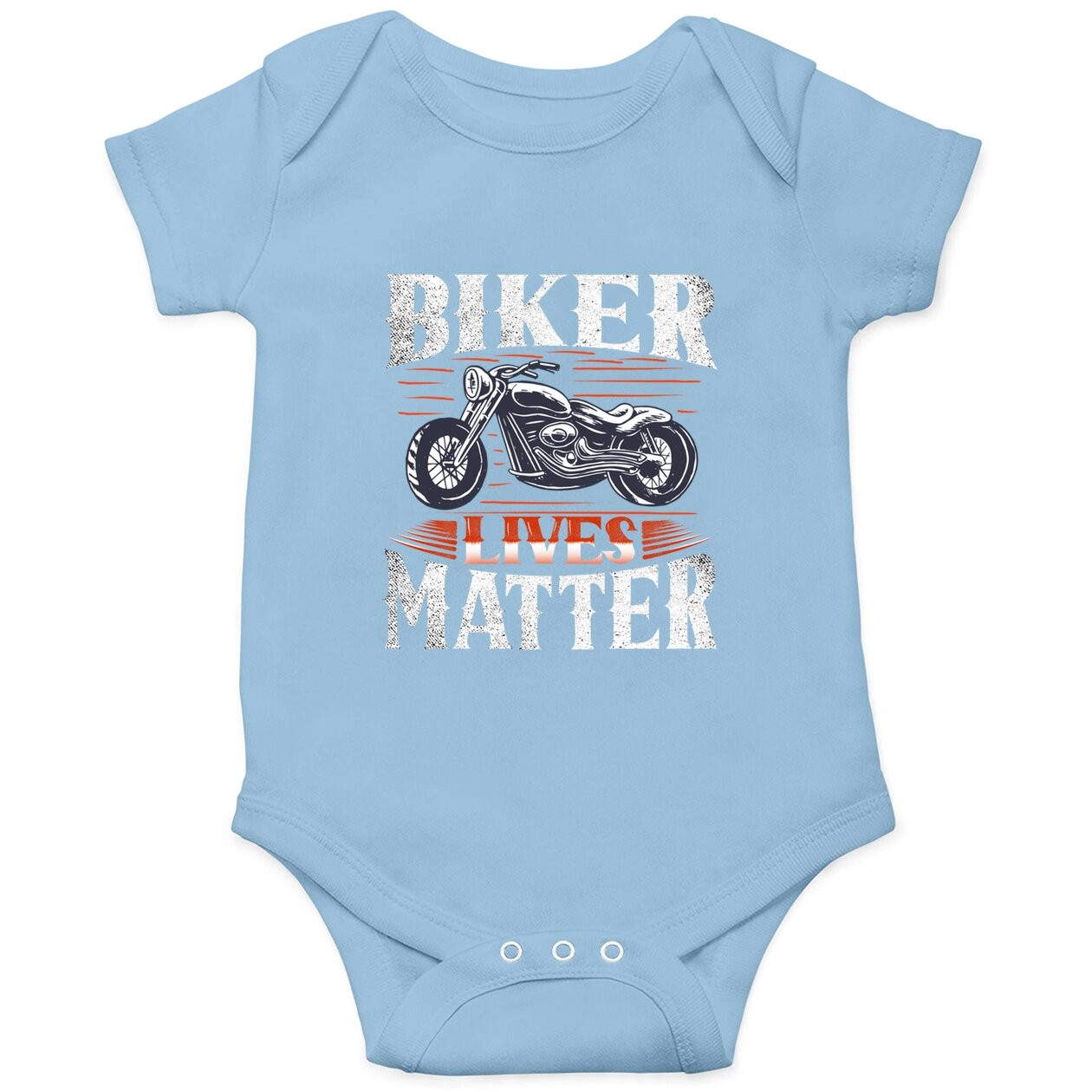 Biker Lives Matter Motorcycle Rider Baby Bodysuit