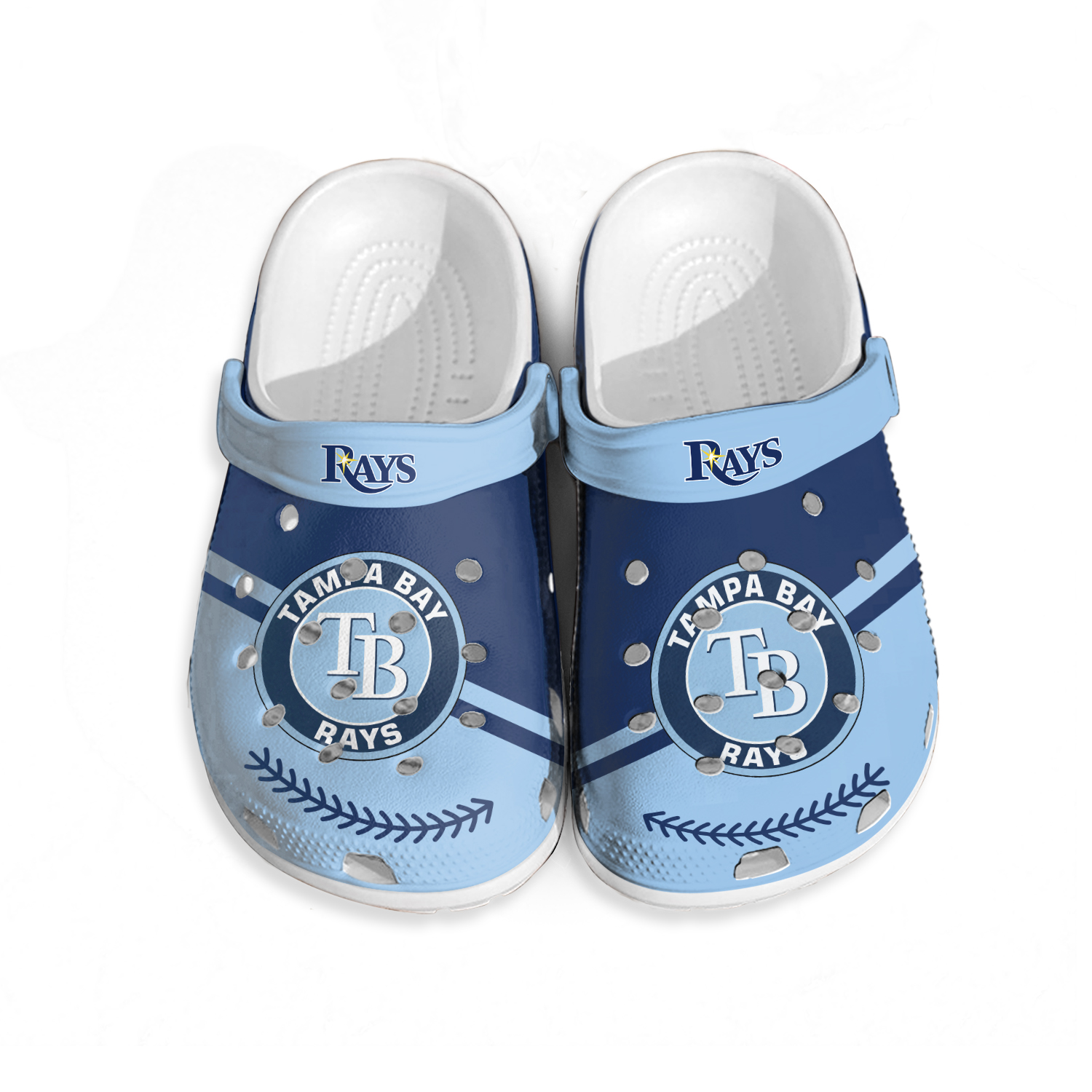 Tampa-Bays Team Rays Baseball Slippers Clogsband Clogs For Adults Hot