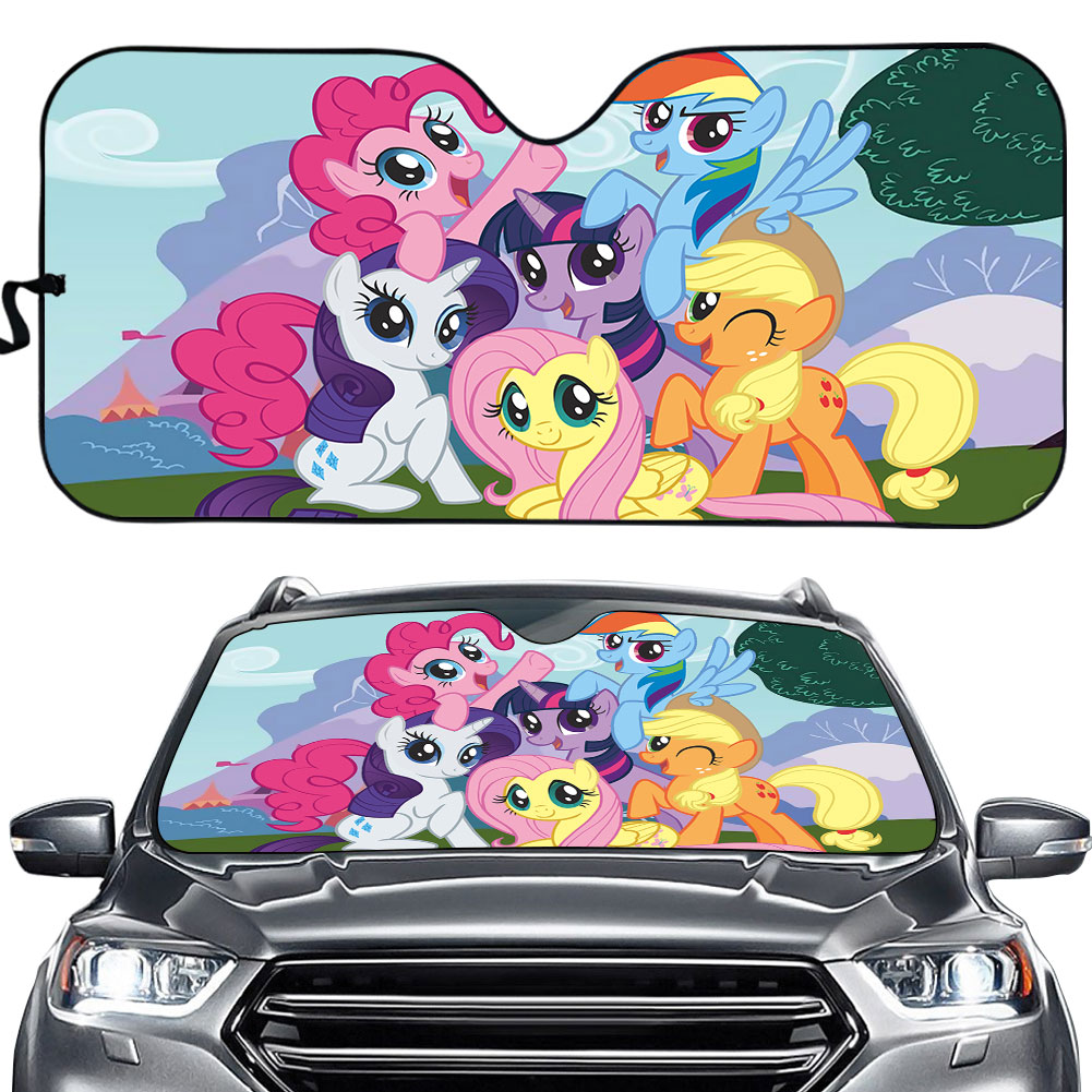 My Little Pony Car Glass Visor, Car Windshield Sunshade, Car Decoration, Car Accessories, Gifts, New Car Gifts