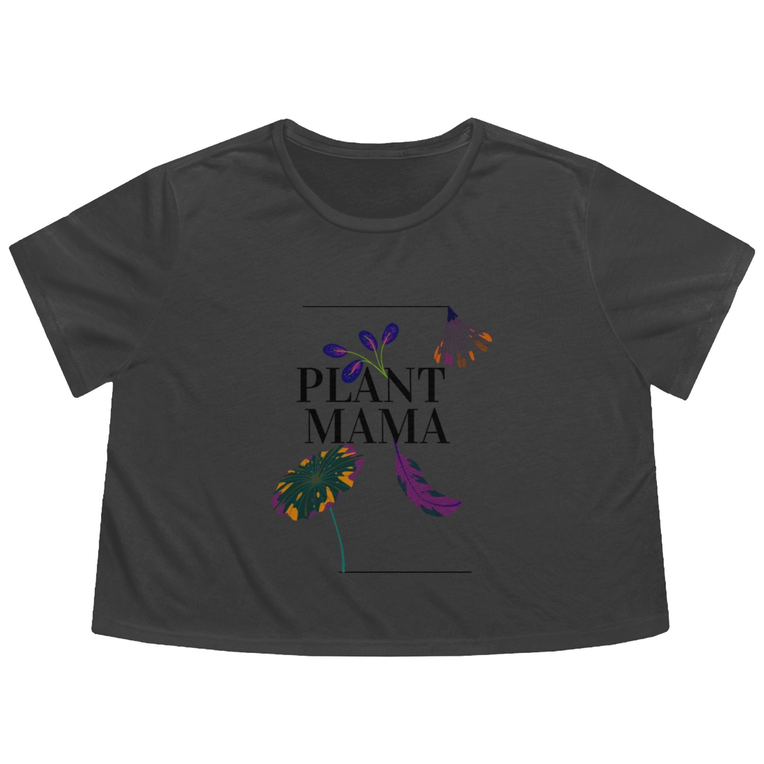 Plant mama Flowy Cropped Tees