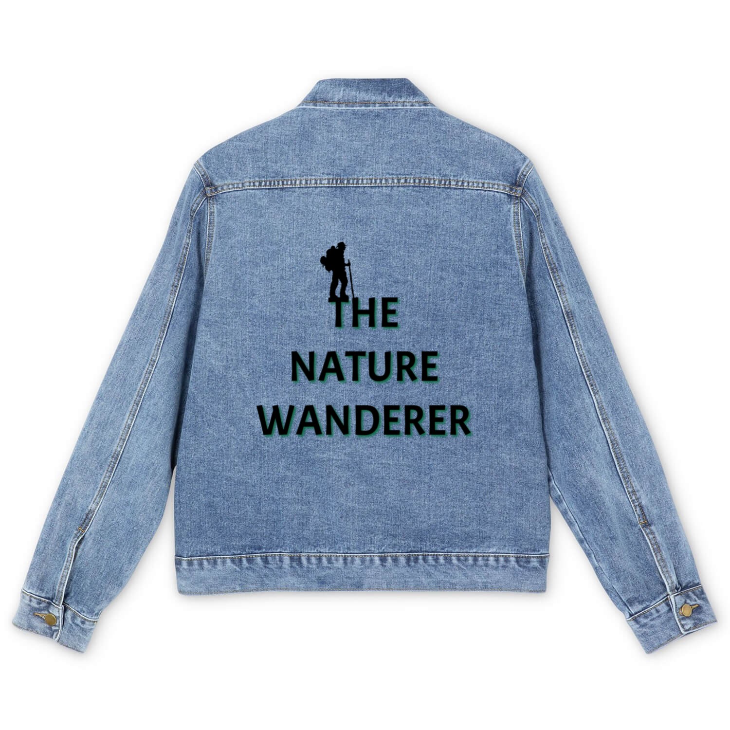 The Nature WandererLogo Men's Denim Jackets