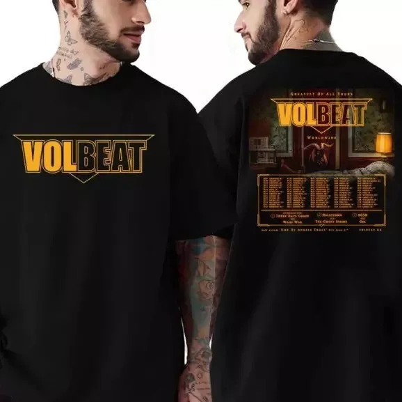 Volbeat Greatest Of All Tours 2025 Worldwide God Of Angels T-Shirt, fan gift