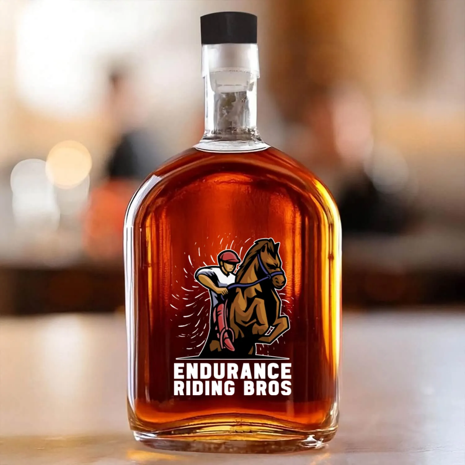 Horse Riding Bros Endurance Riding Whiskey Bottles