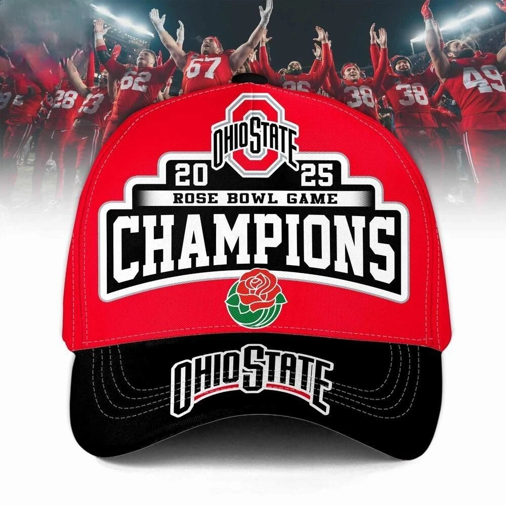 O.h.io Sta.te Rose Bowl Game 2025 Champions Classic Cap