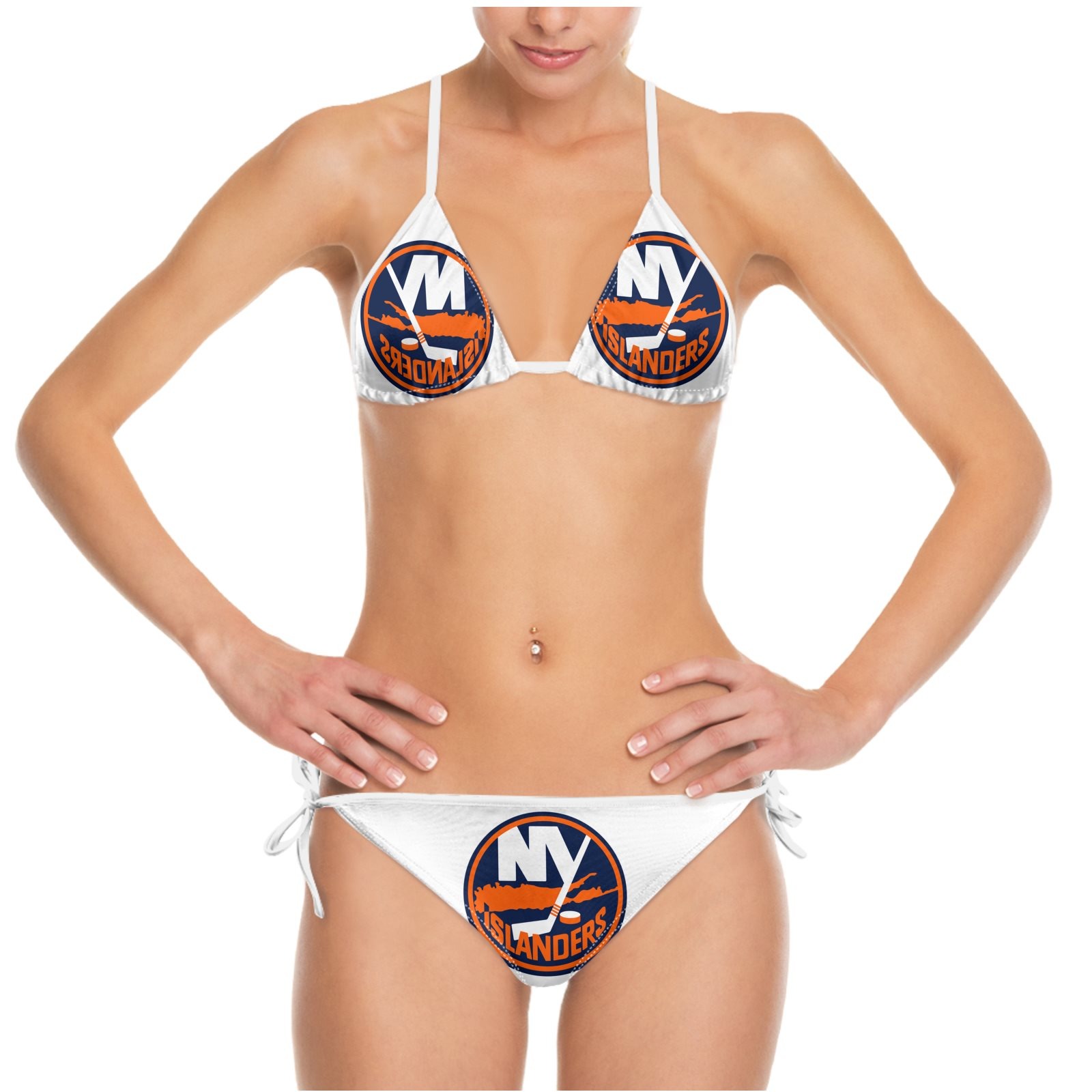 New York Islanders Summer Beach Women's Bikini Swimsuit