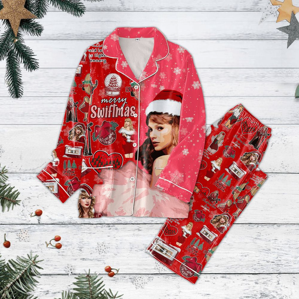 Swift Pajamas Set, Cute Showgirl Pajamas, Music Lover Pajamas Set