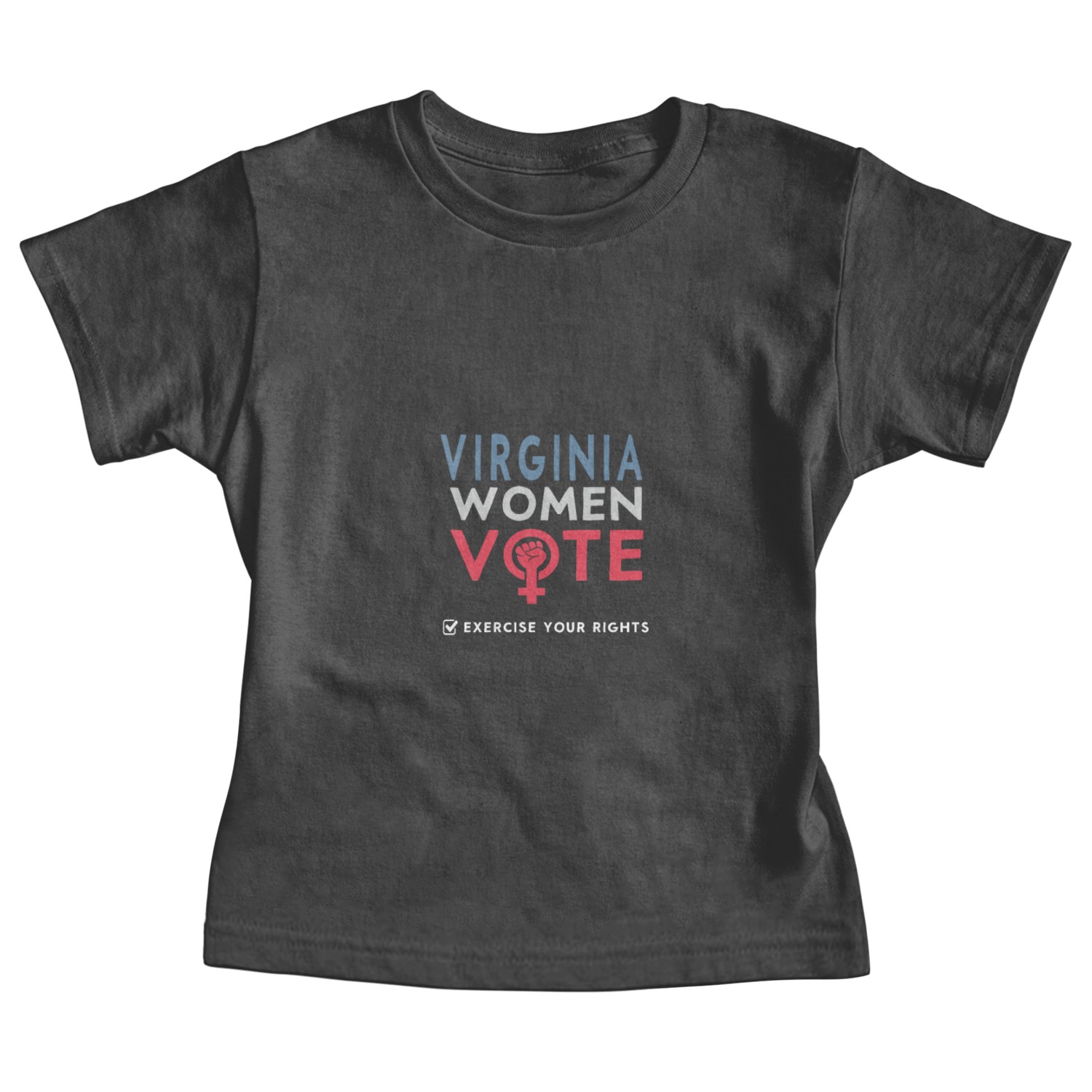 Virginia Women Vote Voter 2022 Election Feminist Baby Tees