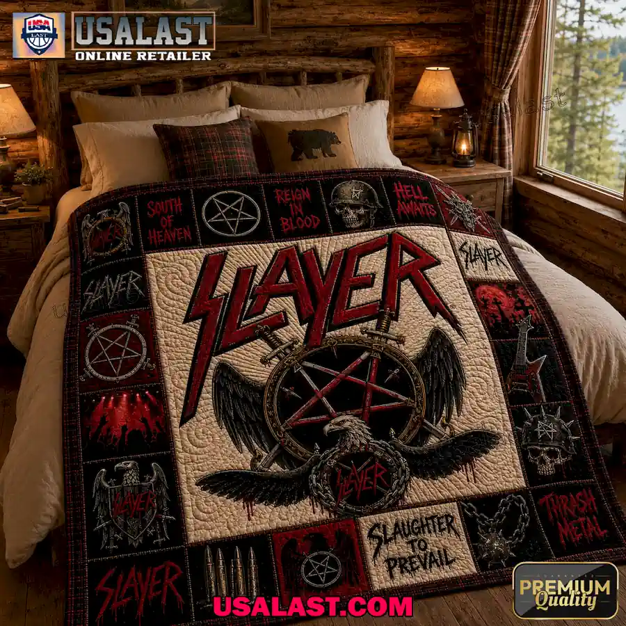 Slayer Slaughter To Prevail Edition Quilt Blanket