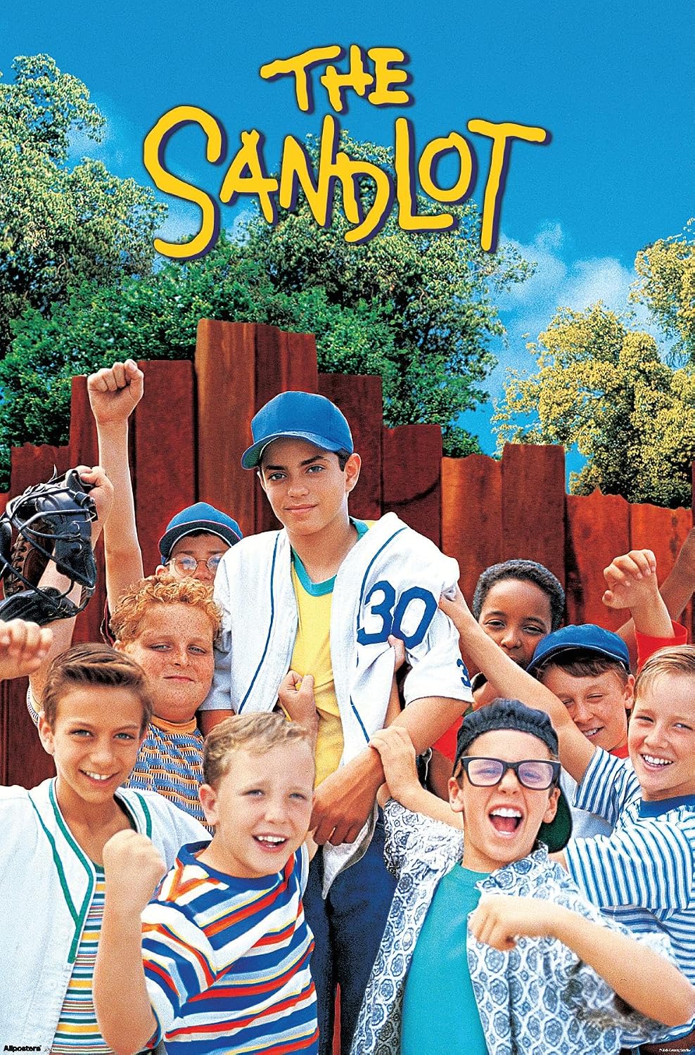 The Sandlot Canvas Wall Poster Premium Unframed