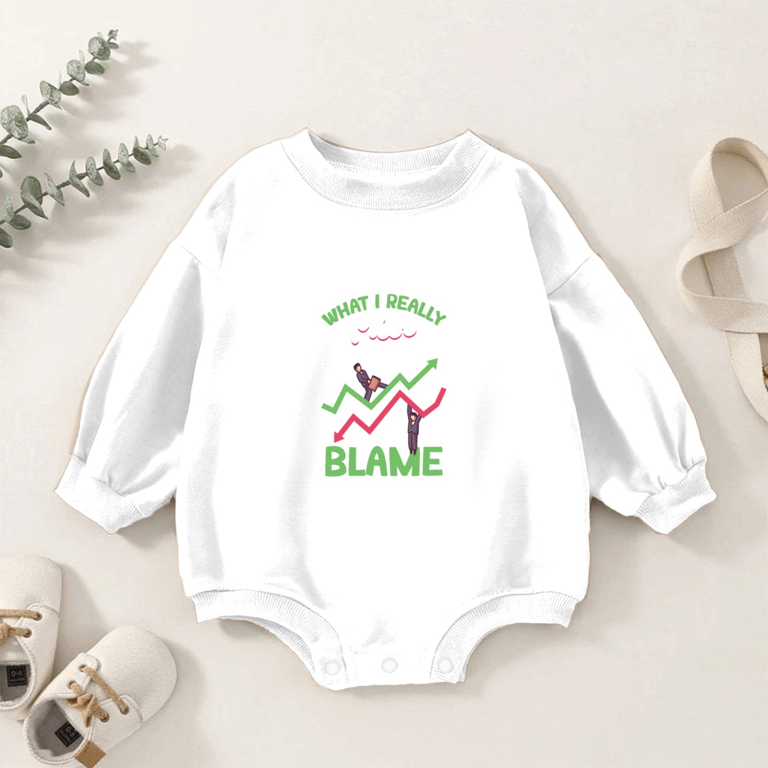 Stock Market trader Forex Trader Investor Trading Baby Romper Sweatshirts