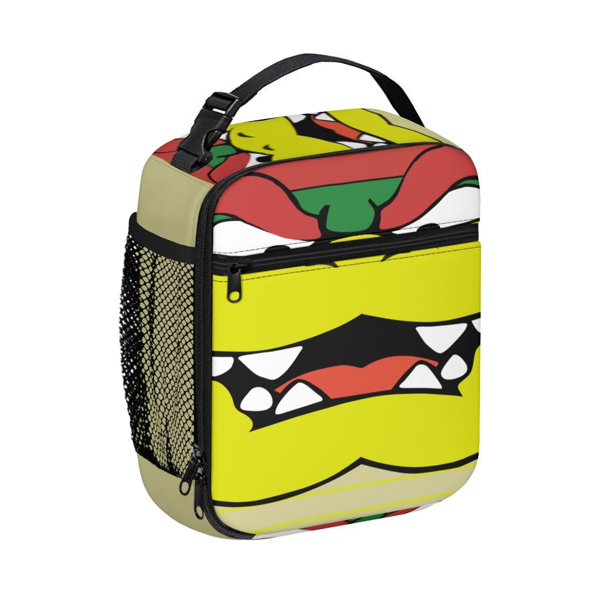 Bowser Unleashed Lunchbox Insulated Gamer Tote | Waterproof, Durable, Large Capacity | Perfect for School or Day Trips