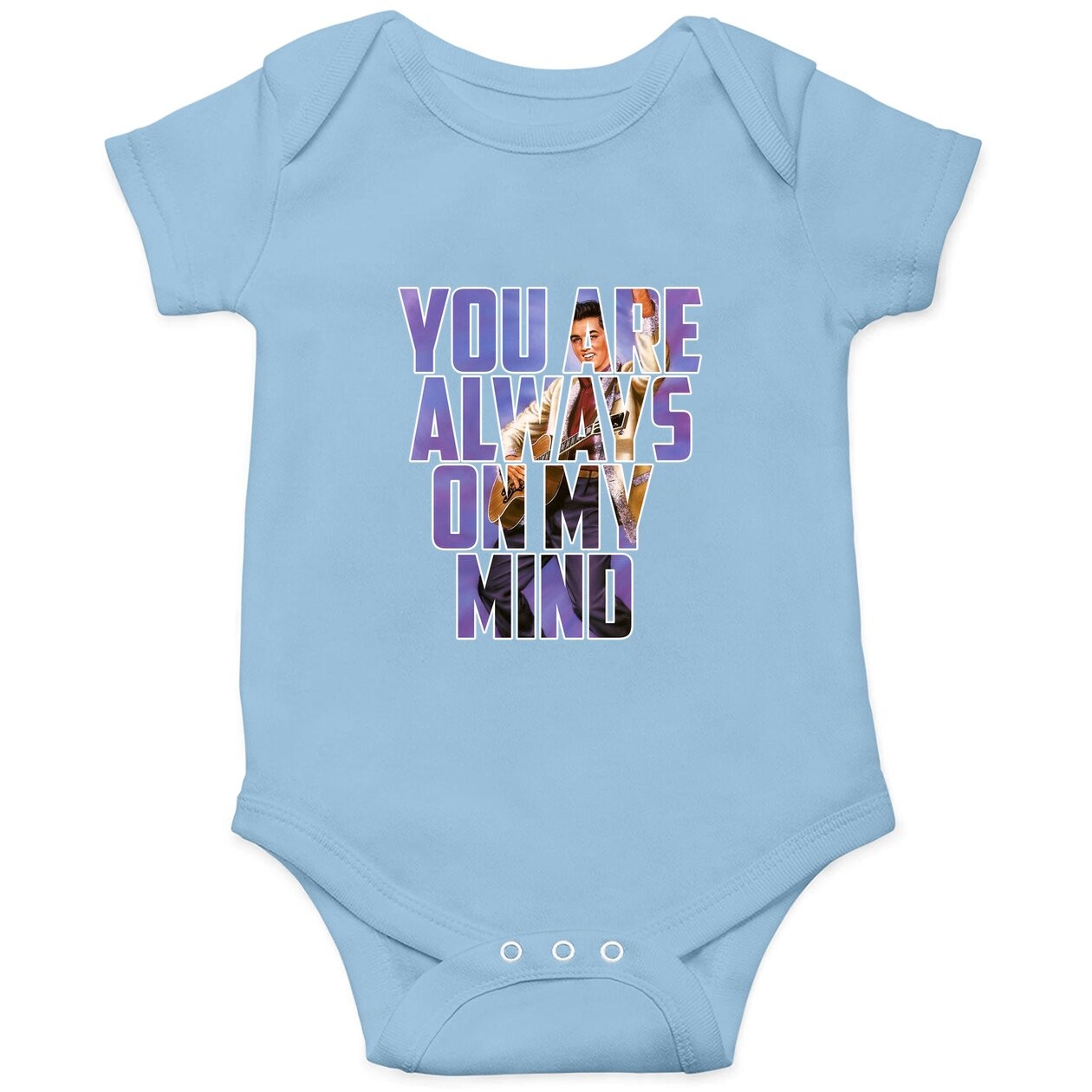 Elvis You Are Always On My Mind Baby Bodysuit