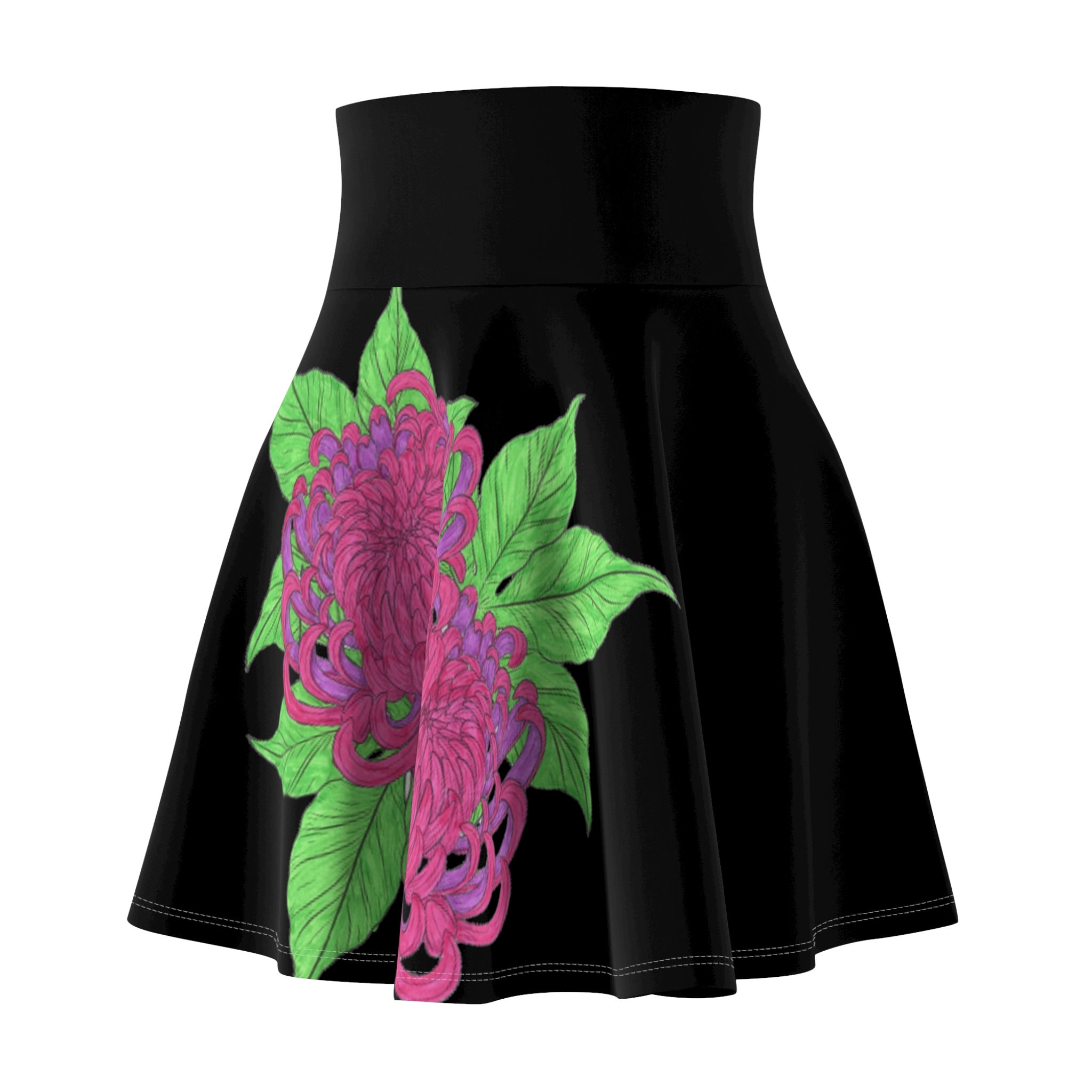 Bloom Women's Skater Skirt (AOP)