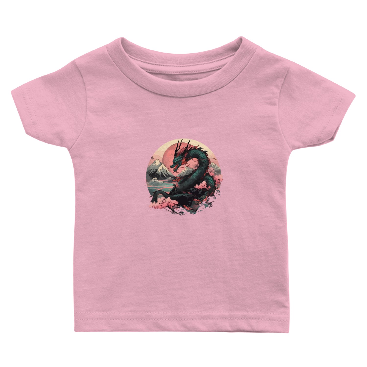 Asian Dragon Cool Japanese Fantasy Dragon Manga Baby T Shirts