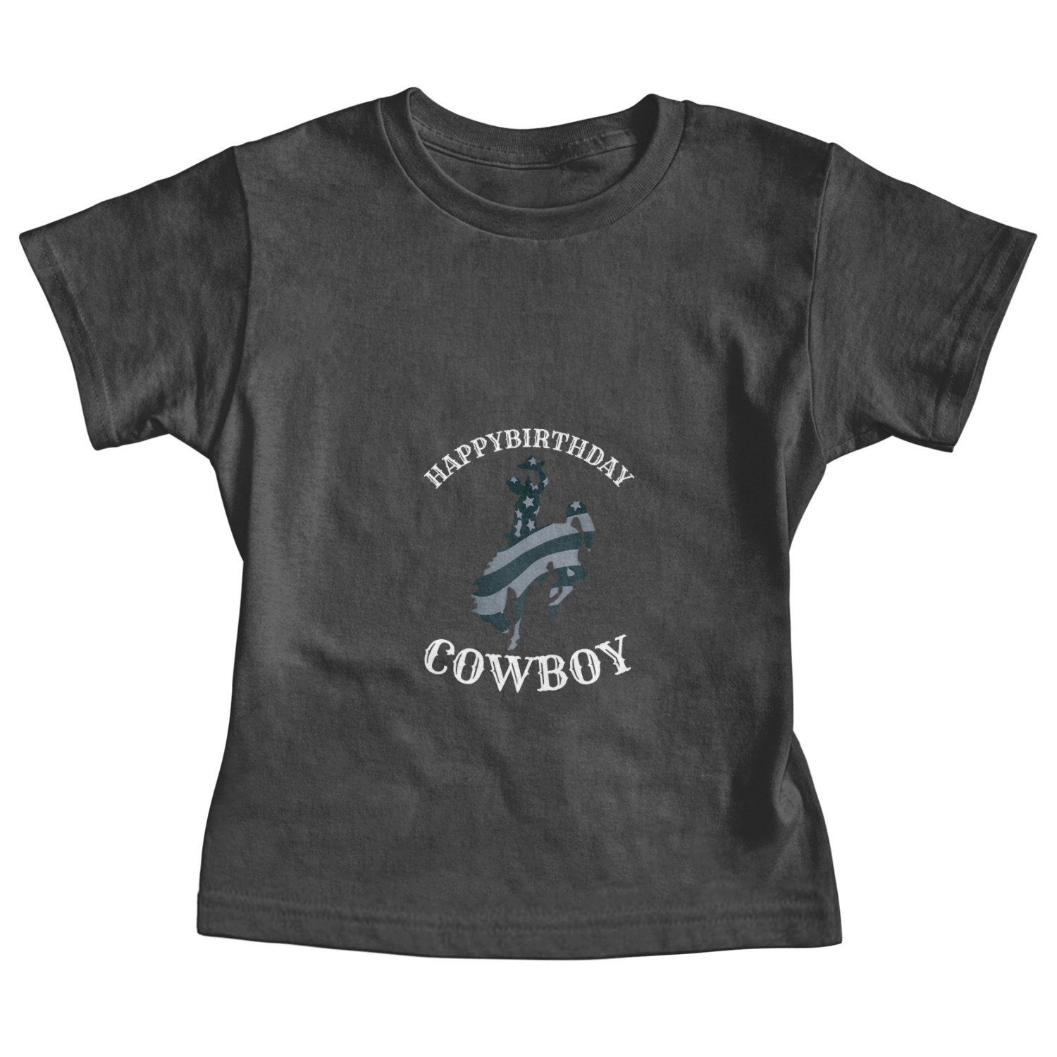 Cowboy birthday Baby Tees