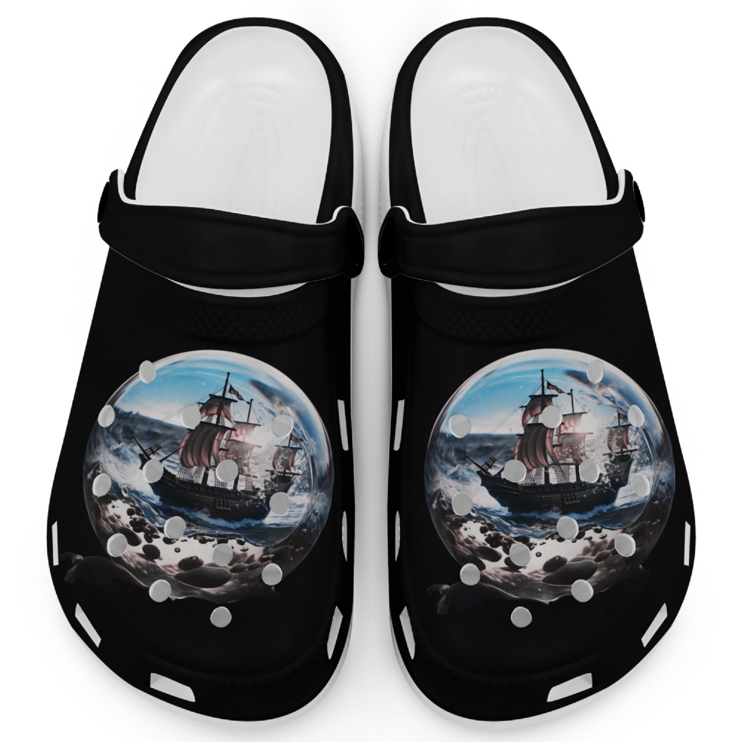 Ship in the glassball Clogs