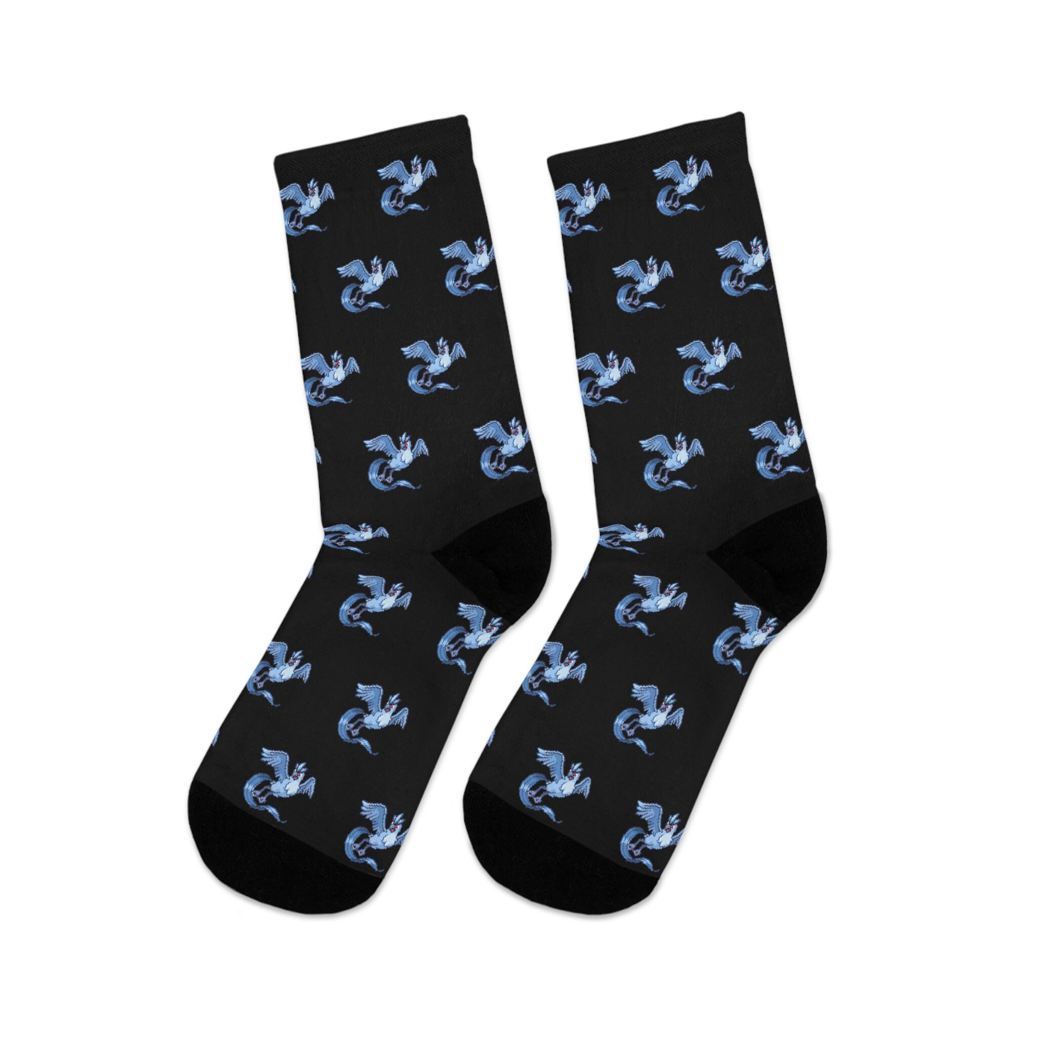 Articuno Retro Socks, PKM Socks, Video Game Socks, Socks for Kids, Socks for Him, Socks for Her