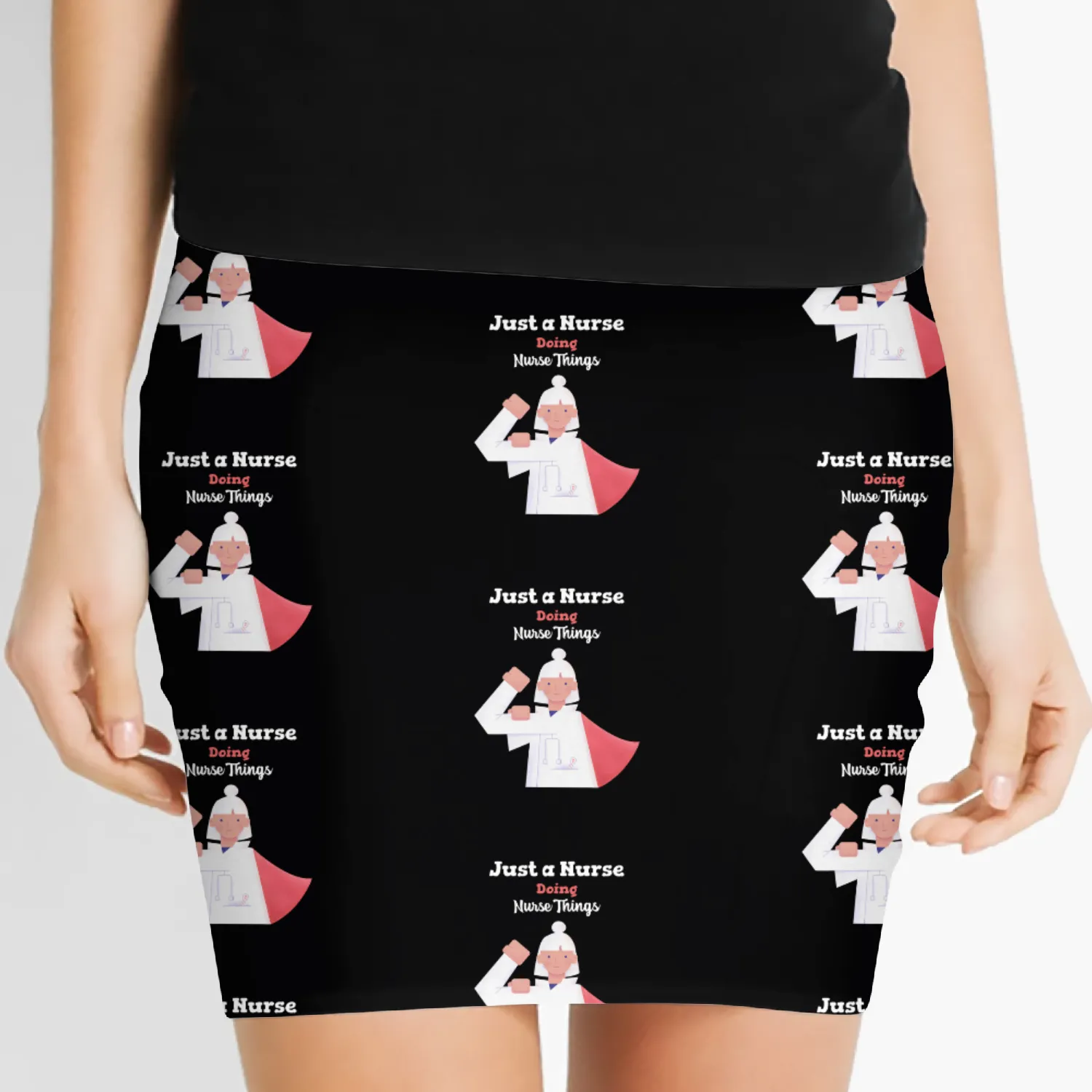 Nurse Doing Nurse Things Women's Mini Skirts