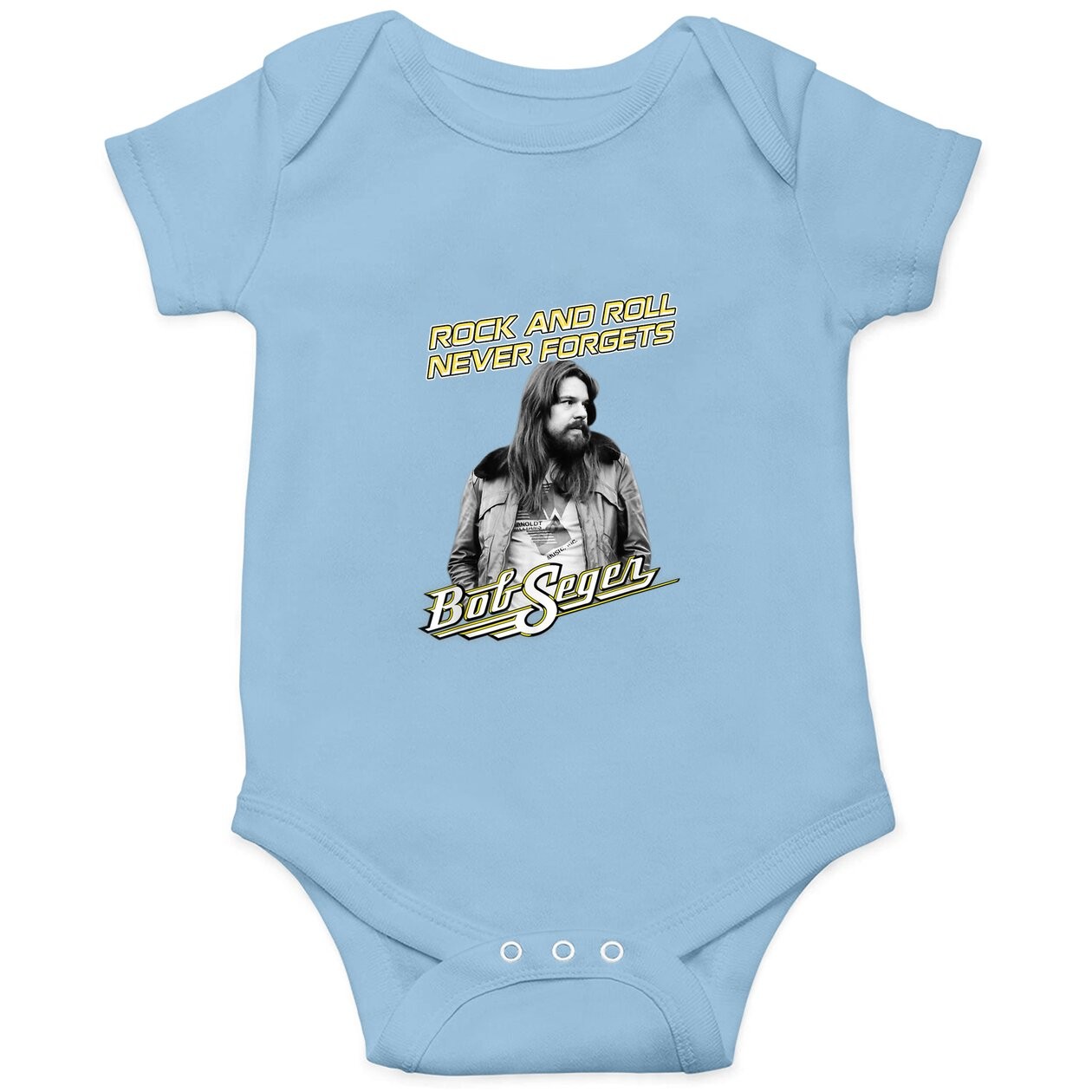 Vintage Bob Arts Seger Rock And Roll Gift For Fan And Lovers Baby Bodysuit