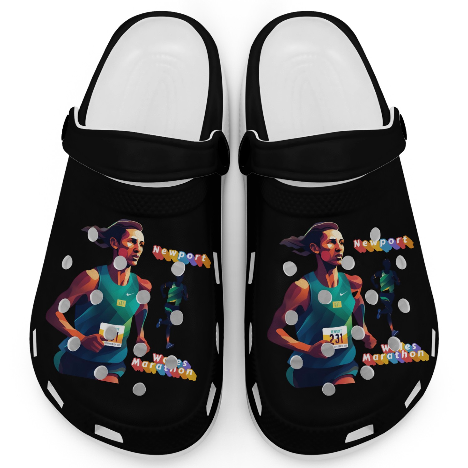 Newport Wales Marathon Clogs