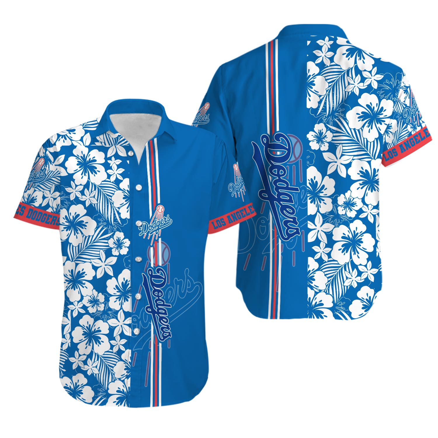 Los Angeles Baseball Team Dodgerss Hawaiian Shirt