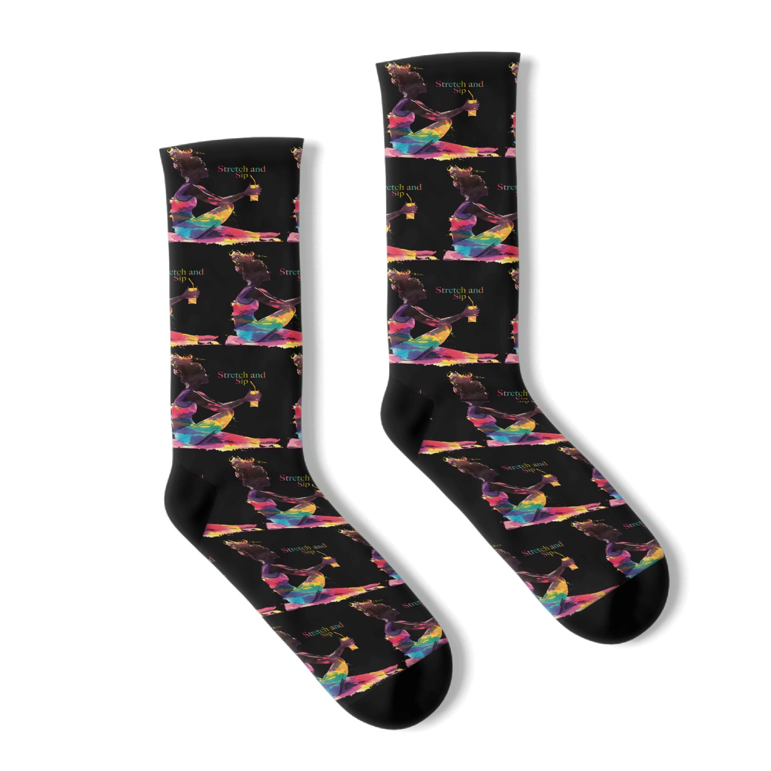 Stretch and Sip Socks