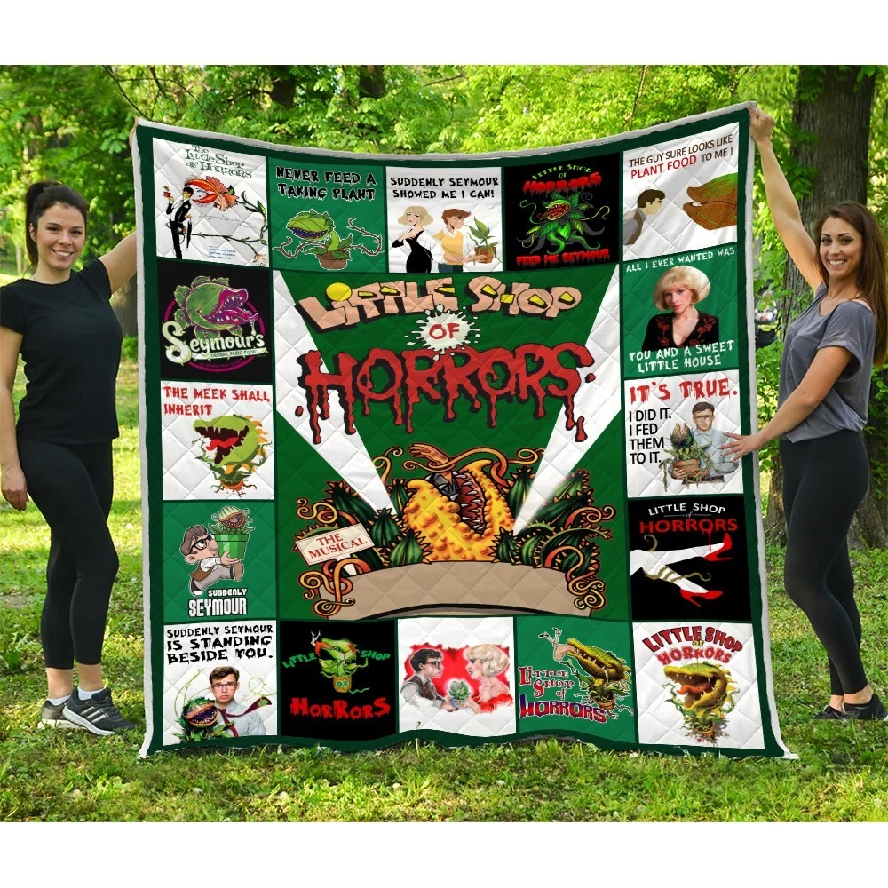 Little Shop Of Horrors Quilts, Horror Movie Printed Quilt Blanket