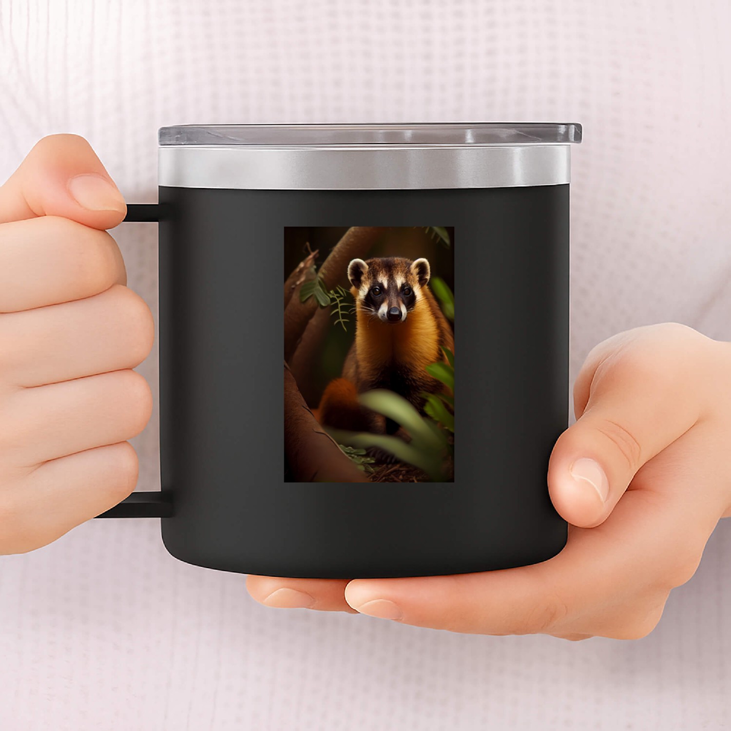 Coati In Nature 14oz Stainless Steel Tumblers