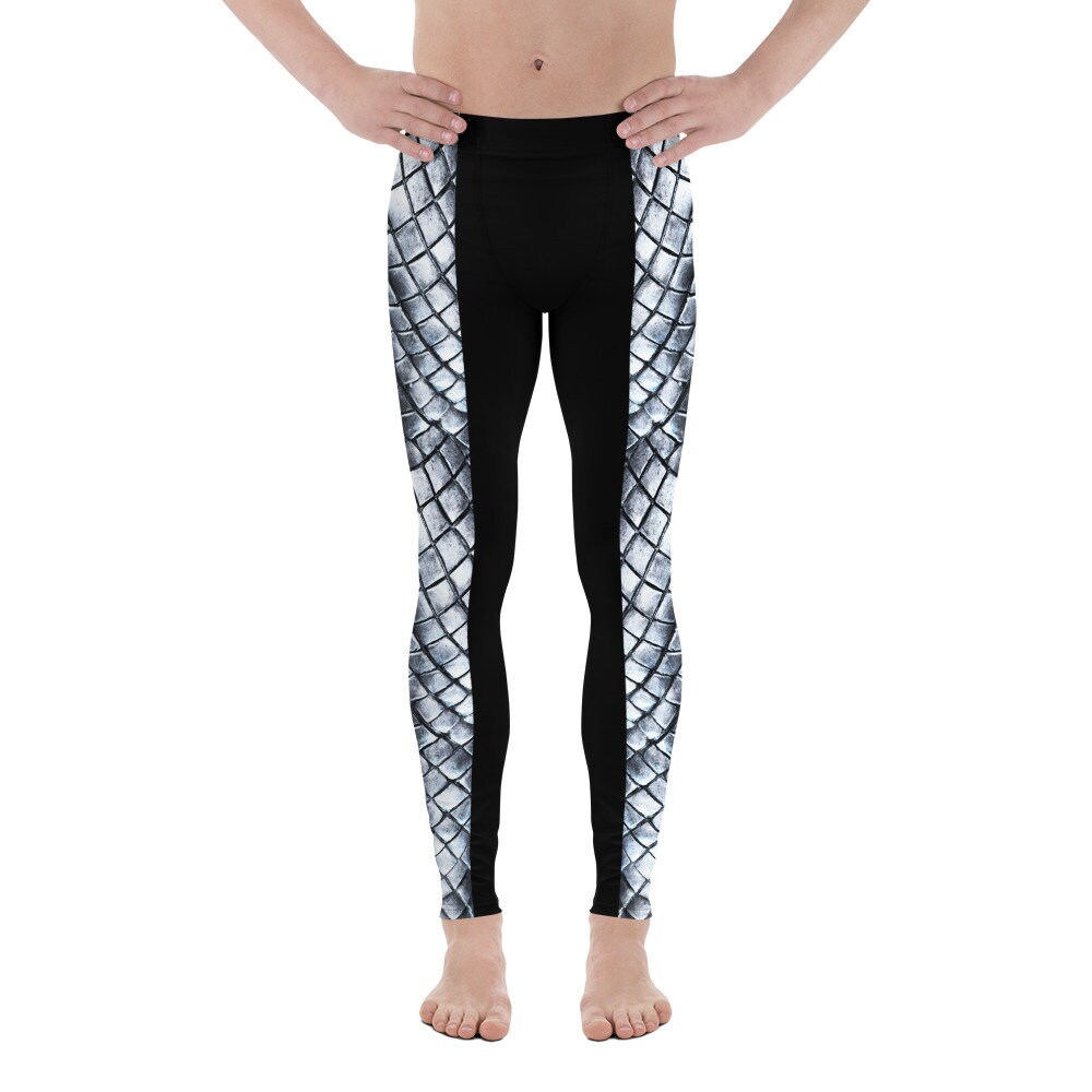 Scalemail Armor Cloth Print Men's Leggings