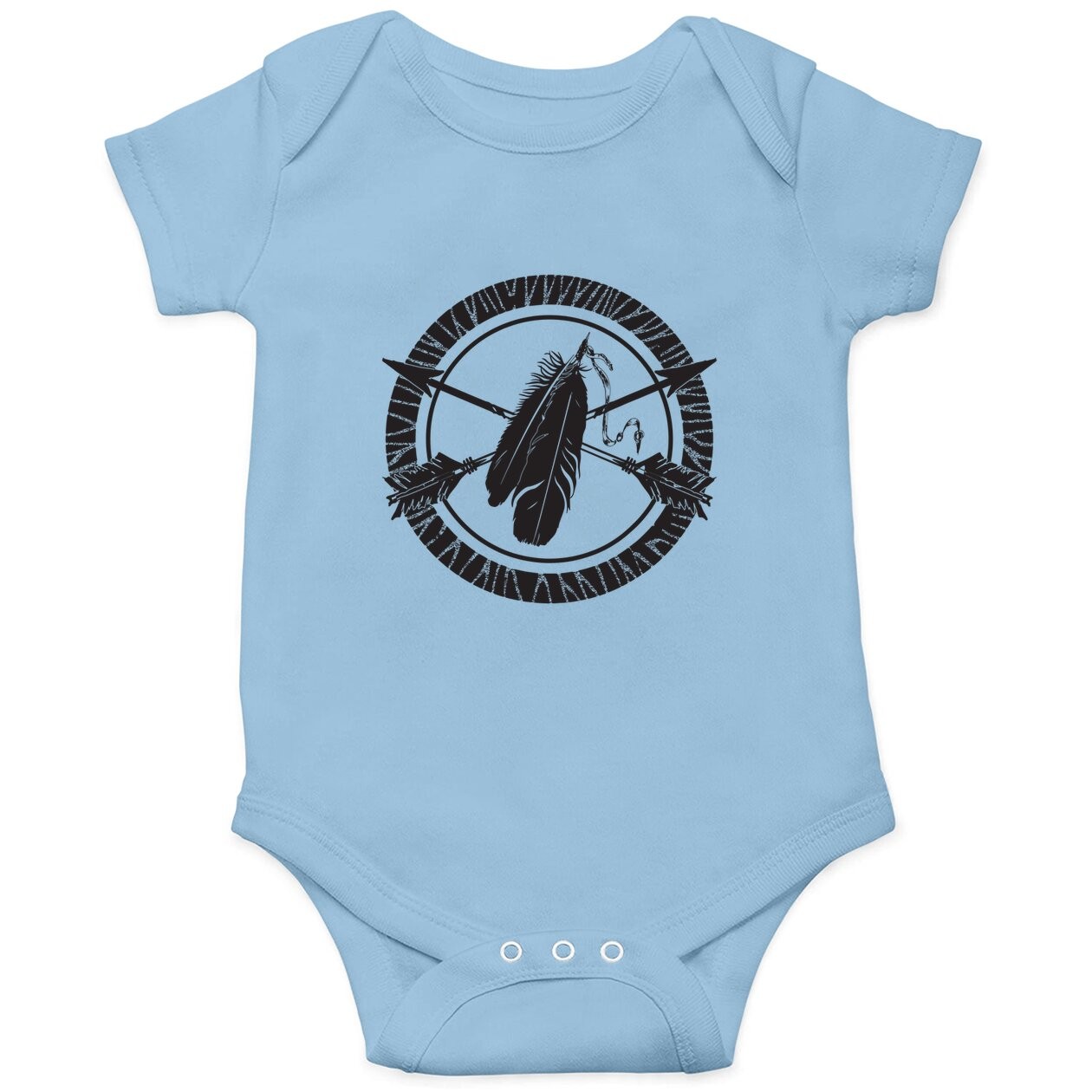 Native American Indian cross Baby Bodysuit