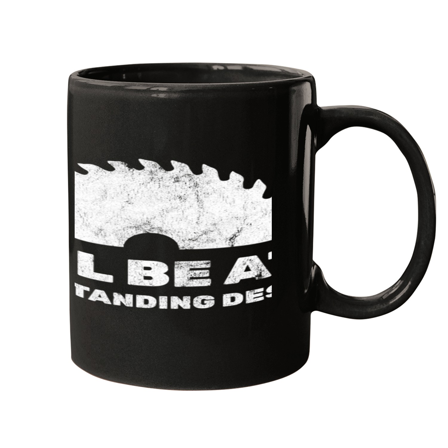Ill Be At My Standing Desk Woodworking Mugs