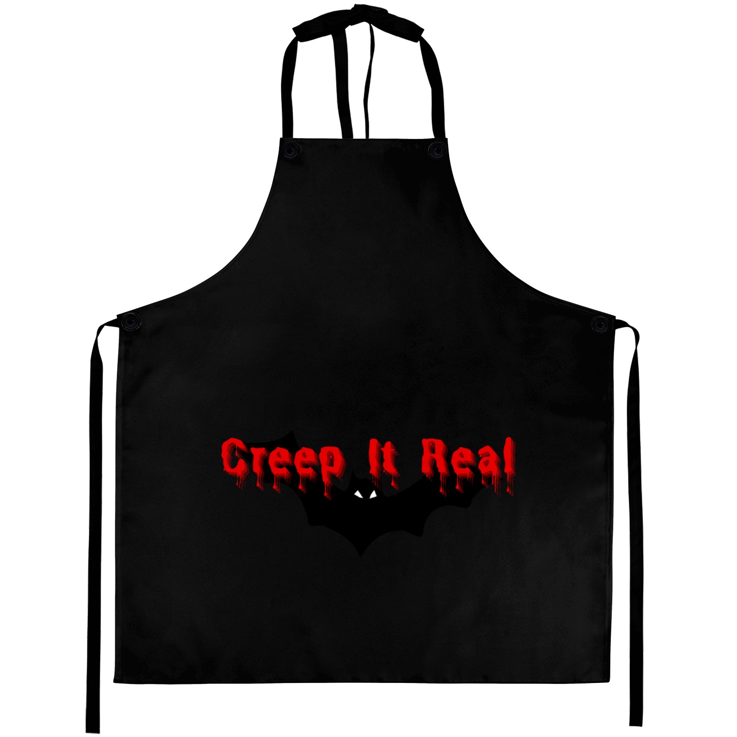 Creep It Real – Halloween Bat Design Aprons