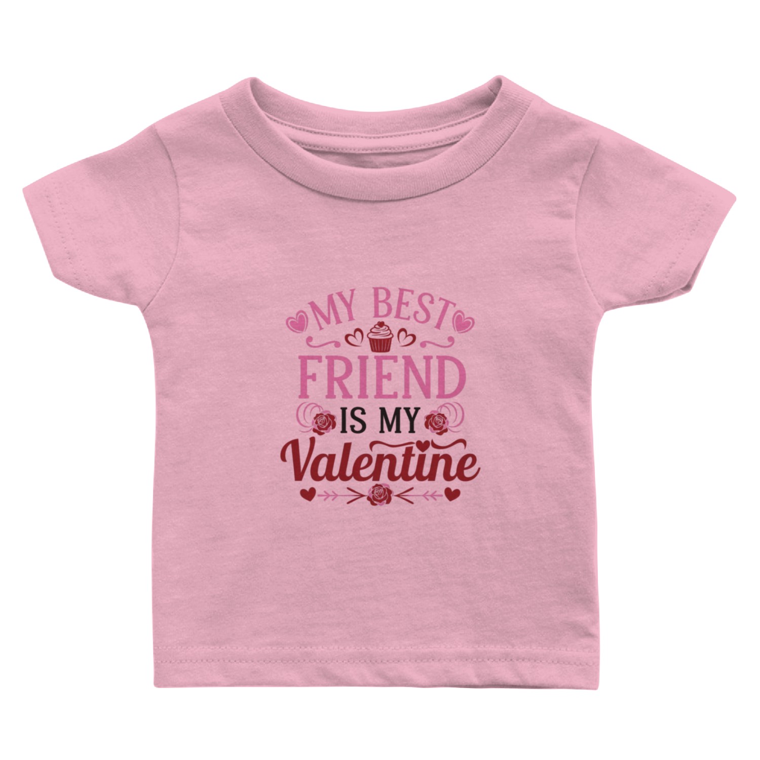 My Best Friend is My Valentine Baby T Shirts