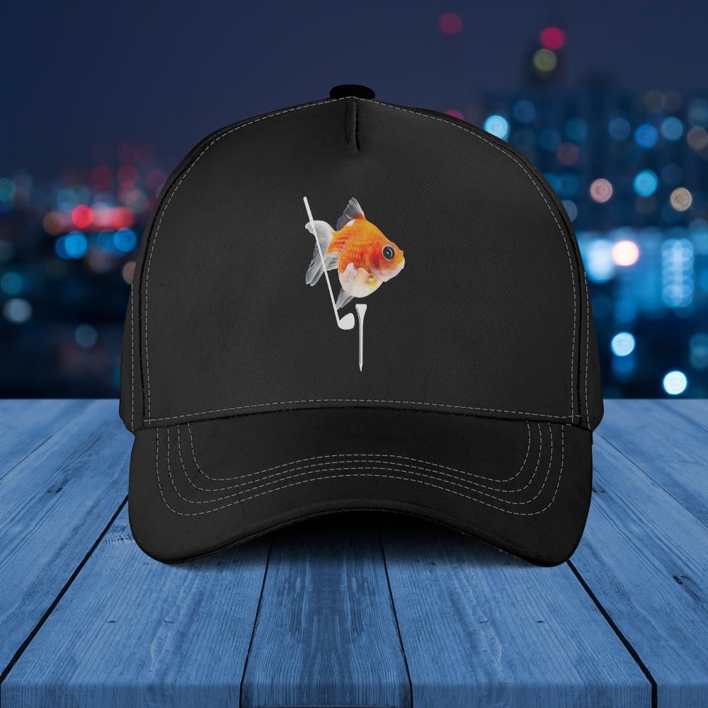 Funny Pearlscale Goldfish Baseball Caps