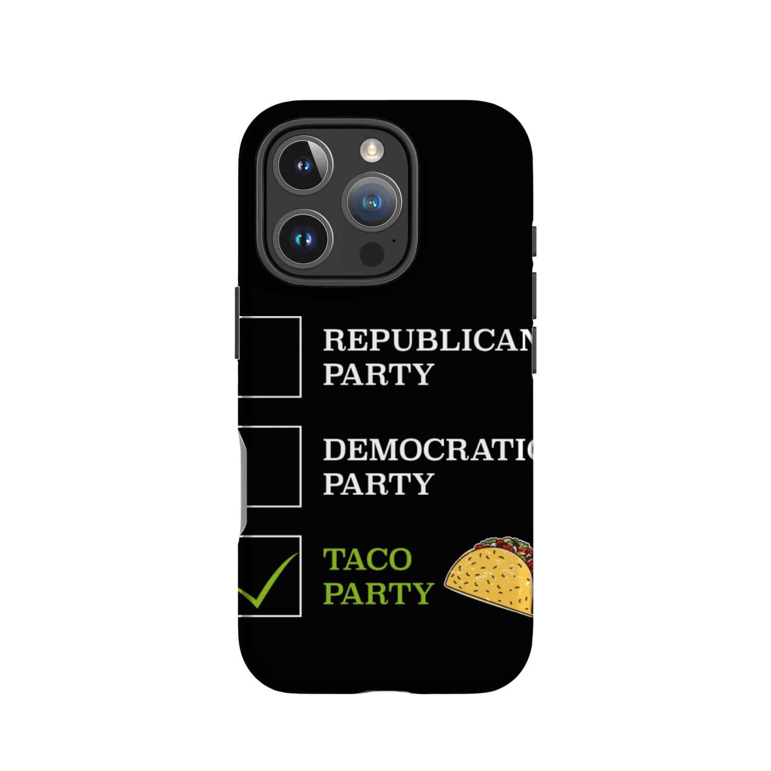 Taco Party Tex-Mex Food US Election 2024 Foodie IPhone Cases