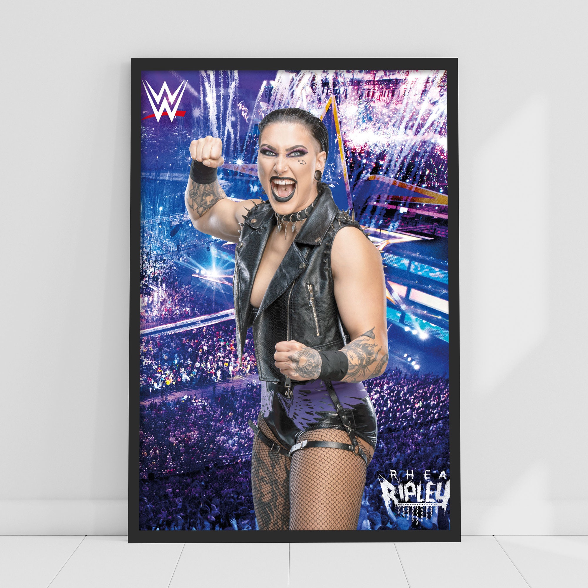 Rhea Ripley Wrestling Poster - Premium Matte Vertical Wall Art