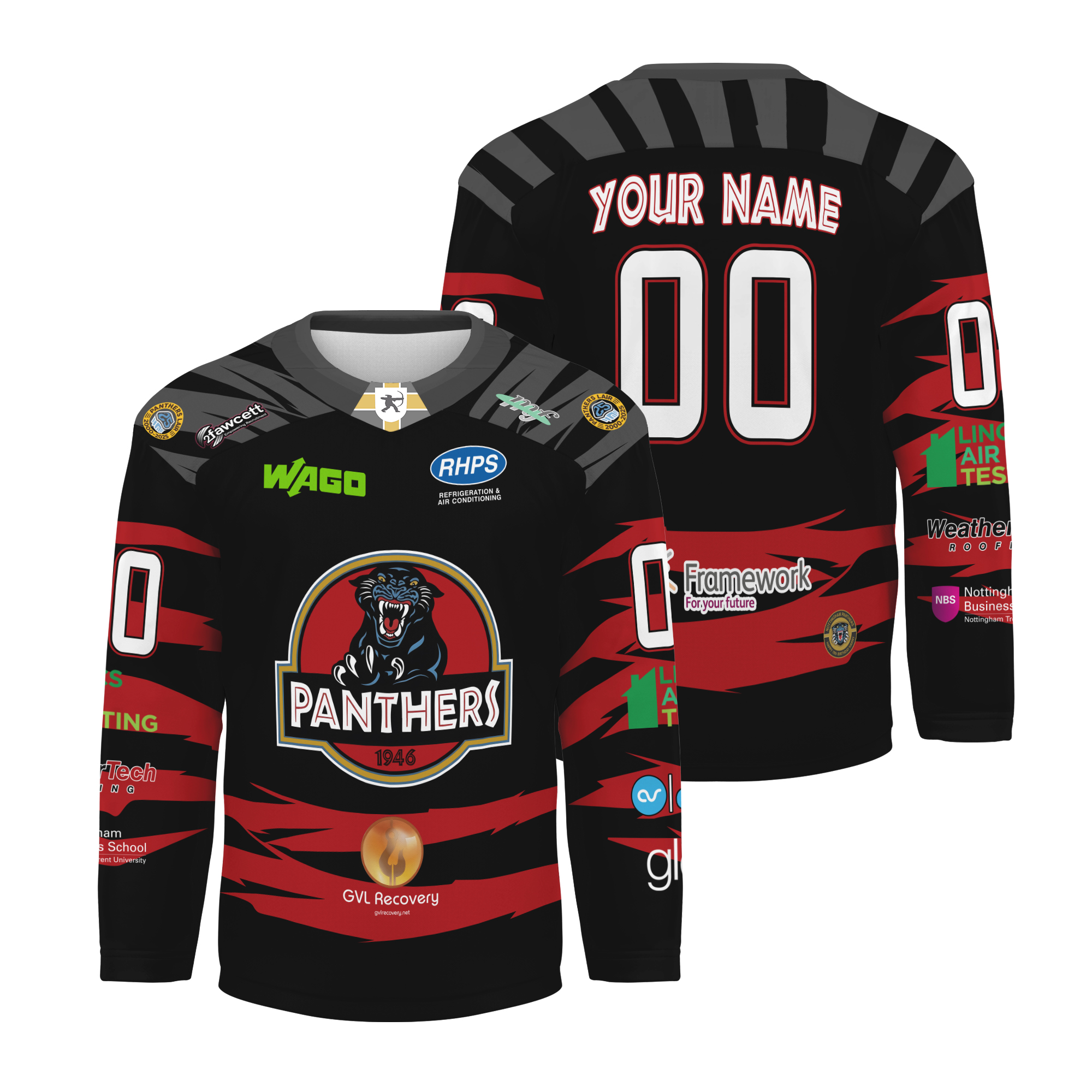 Personalized Nottingham Panthers Movie Night Hockey Shirt Men's Fan Gear Gift