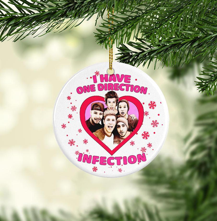 I Have One Direction Infection Acrylic Christmas Ornament, Liam Payne Memorial Ornaments, Rest In Peace Liam Payne Hanging Decor Gift