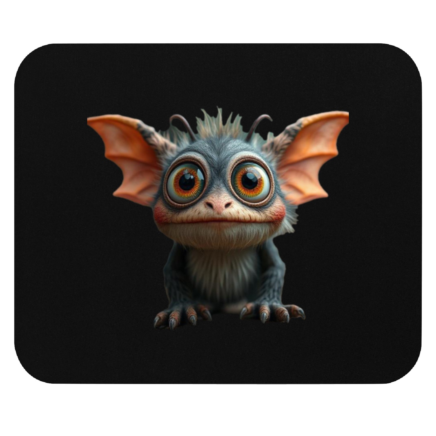 Cutie Creature - Green Mouse Pads